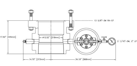 China CSG SPL, KSB-9, BDY, 11-5M FLG TOP X 13 5/8 5M FLG BTTM , W/ (2) 2 1/16-5M STDD OUTLETS, 1 1/2 VRP AND DOUBLE &quot;FS&quot; SEAL supplier