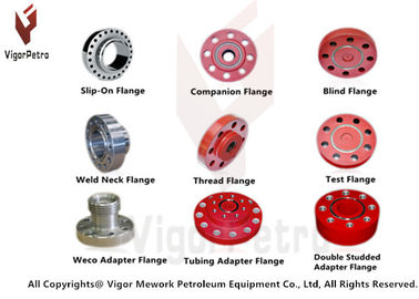 China API 6A Companion Flange 3-1/8 3k 3000PSI x 3.5 (3-1/2&quot;) inch EUE box flange R-31 groove with R-31 Ring Gasket supplier
