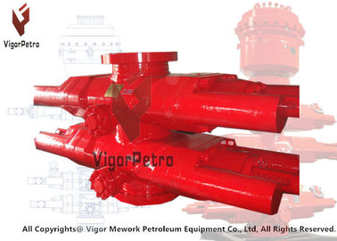 China Blowout Preventer 21- 1/4&quot; - 2K (2000PSI) Double Ram BOP Top &amp; Bottom Flanged Cameron Type U API 6A T20 supplier