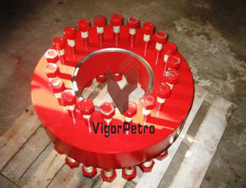 China Double Studded Adapter Flange 5 1/8&quot; 15000 psi x 7 1/16&quot; 10000 psi c/w Studs and Nuts API 6A/16A supplier