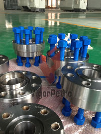 China Double Studded Adapter Flange 4 1/16&quot; 10000 psi x 3 1/16&quot; 10000 psi c/w Studs and Nuts API 6A/16A supplier