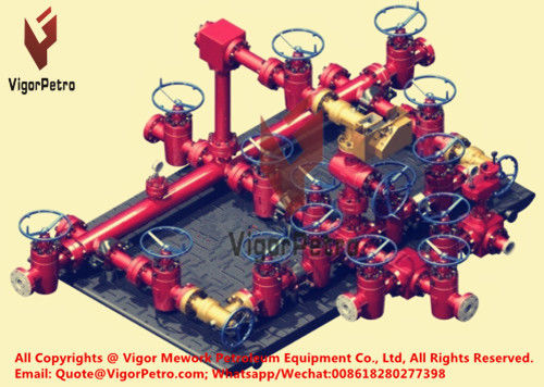 China API 16C Choke and Kill Manifold for Well Drilling and Well Testing Size 2-1/16&quot; - 4-1/16&quot; to 15000PSI supplier