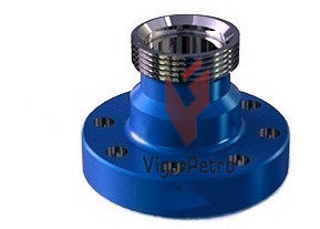 China ADAPTOR FLANGE 3-1/16&quot; 15K × 3&quot; 1502 FEMALE, OAL 8.0&quot;W/ BLIND PLUG &amp; WING NUT  CERTIFICATION AS PER API 6A supplier