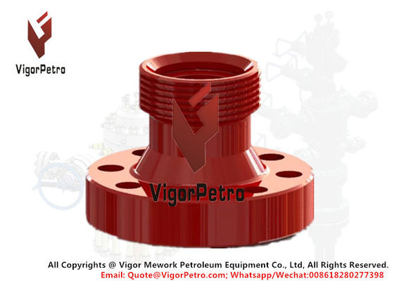 China ADAPTER FLANGE, 3-1/8&quot; 5K RX-35 - 2&quot; FIG 1502 FEMALE (THREADED END) C/W  API 20-E BSL2 BOLTING &amp; SS-316 RX-35 RING GASKE supplier