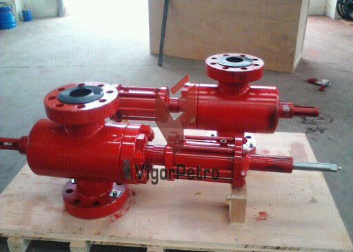 China 3-1/8 5M API 6A HCR - Gate Valve Hydraulic actuated,Type FC,3-1/8&quot; API 5000 PSI Flanged with Double acting Hydraulic Act supplier